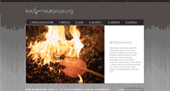 Desktop Screenshot of kreutz-metallgestaltung.de